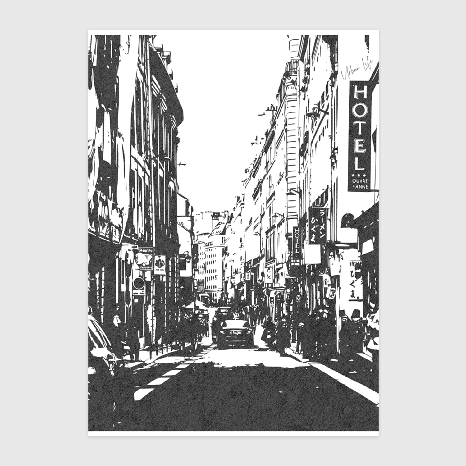 Pariz litografija